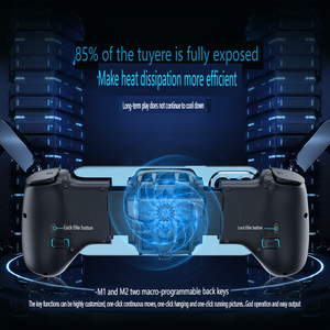 2023 nuovo design joystick di raffreddamento rapido controller di gioco per android & ios & HarmonyOS mobile gaming controller