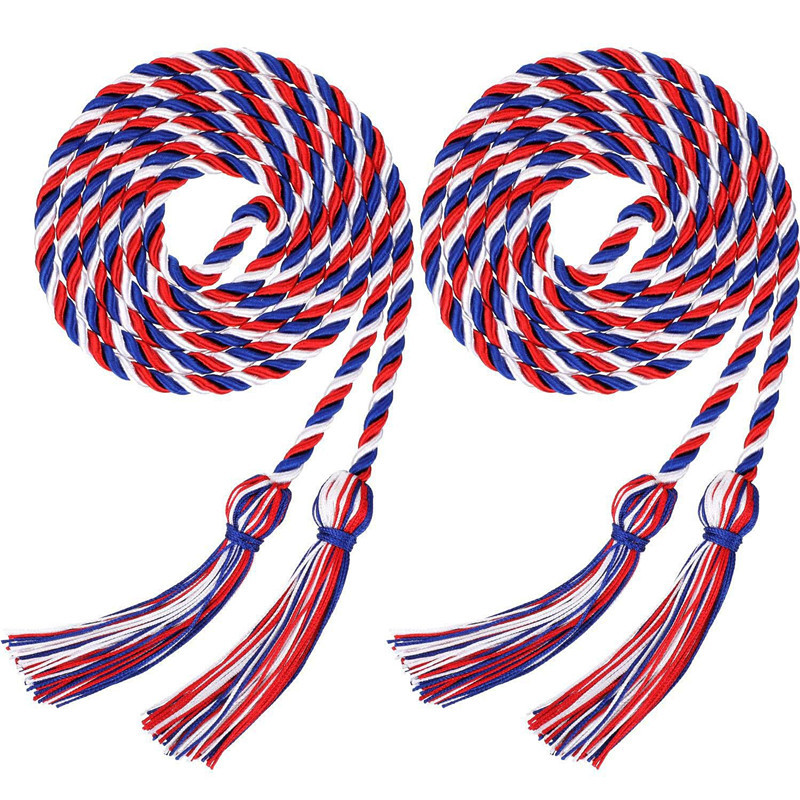 Blue & red & white