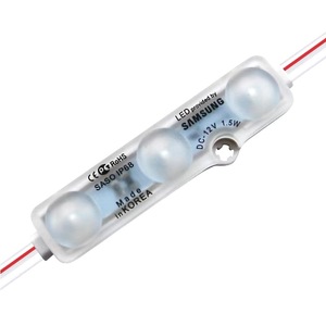12V DC เลนส์ฉีด3Led 1.5วัตต์ Samsung เกาหลี3030โลโก้5050 5730โมดูล LED สีขาวนวลตา - Product Image 3