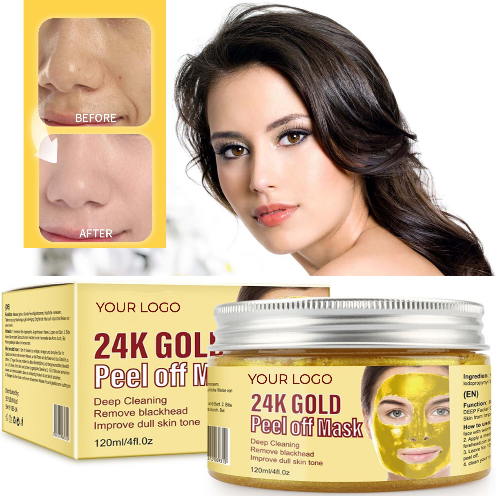 24K Gold Facial Mask