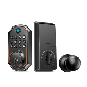 Sinovo 2024 לנו ביטחון חכם דלת 720p מצלמה wifi tuya אפליקציה מרחוק לפתוח סגסוגת אבץ מפתח עבור דלת עץ תחרותי - Product Image 1