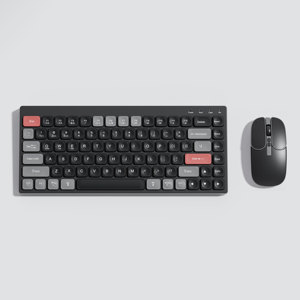 Teclado portátil para juegos Walmet 60%, teclado con retroiluminación LED RGB y ratón, teclados de ordenador