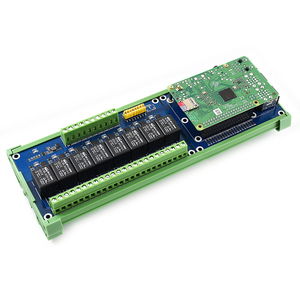 Placa de expansión de relé de potencia IoT de montaje en riel DIN Módulo de relé de potencia de tres canales (3-CH) para Raspberry Pi 4B/3B +