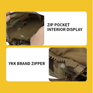 SABADO V5 FCPC Tactical Vest Backplate Supplement Sub-package Hunting Vest Plate Carrier Mag Double Sundries <strong>Pouch</strong>