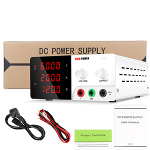 KUAIQU-Fuente de alimentación de CC para laboratorio de sobremesa, ajustable y estable, de alta potencia, 60V, 20A, 1200W, pantalla LED de 4 dígitos, 220V - Product Image 4