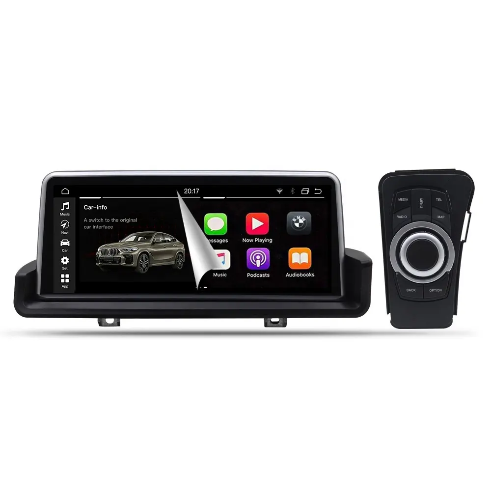 Lecteur DVD multimédia avec Navigation, Radio, DVD et Carplay pour BMW E90 série 3 10.25 2006 RHD, 2011 pouces, 8 Core 64 go 32 go