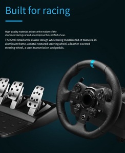 G923 PC <strong>Computer</strong> High-resolution Force Feedback Racing Game Steering Wheel and Pedal Racing <strong>Simulation</strong> Driving - Product Image 3