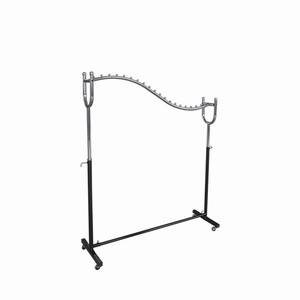 Zarif Metal ayarlanabilir elbise rafı giysi kurutma ekran standı raf - Product Image 1