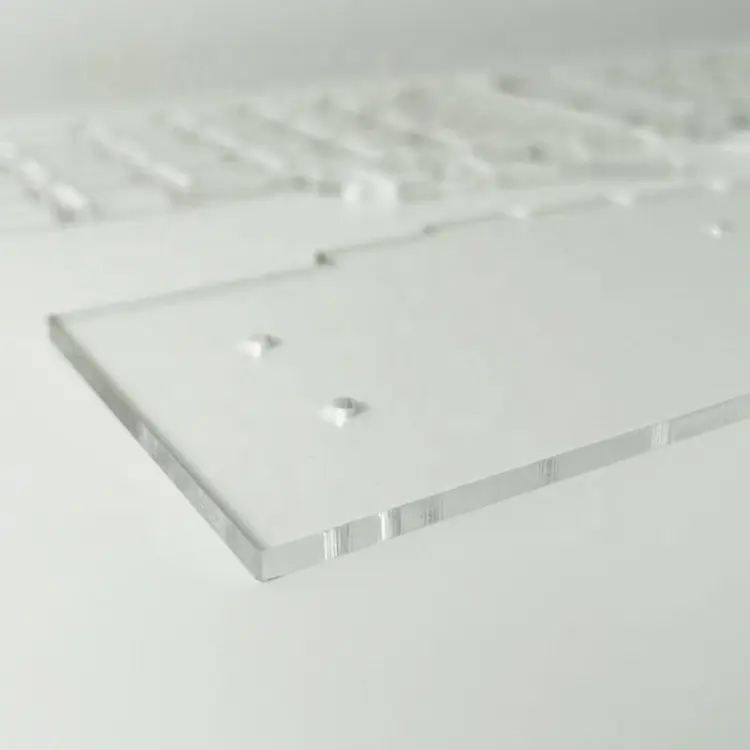 Custom Laser Cutting Acrylic Keyboard Switches Frame Service Custom Clear Acrylic Case Kit With Fabric Middle Plates