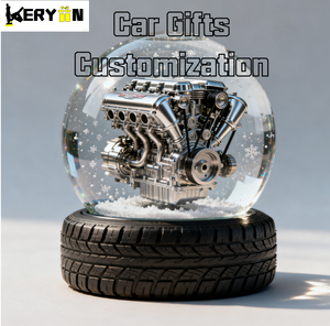 Cao cấp tùy chỉnh da kim loại tinh thể Nhựa đa vật liệu sản phẩm doanh nghiệp du lịch buổi hòa nhạc quả cầu tuyết sang trọng - Product Image 4