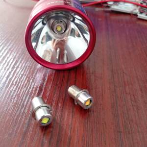 P13.5S P13 5S E10 3W 3V 4.5V 6V 18V LED Lamp Bulb Replacement Flashlight Torch Bulb with Emergency <strong>Light</strong> Works with CD Cells - Product Image 2