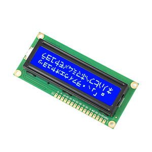LCD1602 1602 LCD Blu Dello Schermo LCD di Visualizzazione Dei caratteri Modulo Blu Blacklight TFT LCD DC 5V 80mm * 35mm * 11 millimetri - Product Image 1