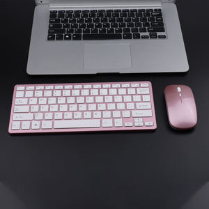 Mini juego de teclado y ratón para juegos, teclado para Pc, portátil, tableta, ordenador, Android, teclado y ratón mecánicos inalámbricos