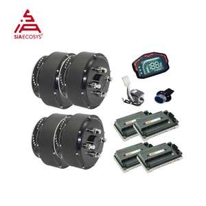 SIAECOSYS/QSMOTOR 205 3000W V3 araba Hub Motor 72V 80KPH dönüşüm kiti ile EM100sp kontrol cihazı araba e-araba - Product Image 1