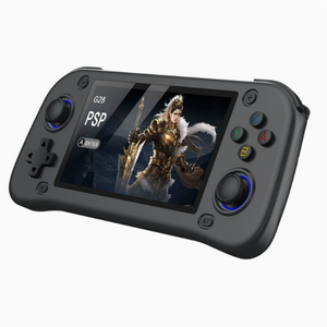 PSP คอนโซลเกมสองระบบ PSP แบบพกพาคอนโซลเกม Arcade ROG แบบ G28สำหรับเด็กผู้ชายเกมย้อนยุค