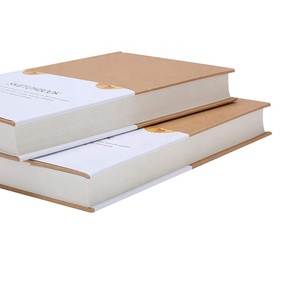 Stampa personalizzata A4 A5 carta marrone Kraft quaderni di schizzi vuoti copertina rigida blocchi di schizzi riciclati riviste per Notebook sfuse con carta normale - Product Image 4