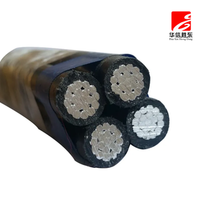 Alçak gerilim 6 4 2 1/0 2/0 3/0 4/0 AWG ABC havai servis damla güç kablosu - Product Image 4