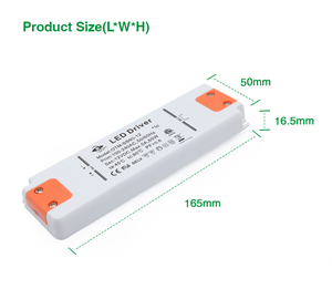 Fuente de alimentación de voltaje constante, controlador de iluminación LED, 50W, 24V, salida única de CA a 12 voltios, fuente de alimentación para tira LED - Product Image 2