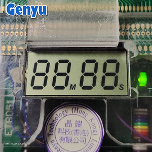 Display LCD TN personalizzato a 4 cifre a 7 segmenti Display LCD riflettente positivo per misuratori di ore Timer - Product Image 3