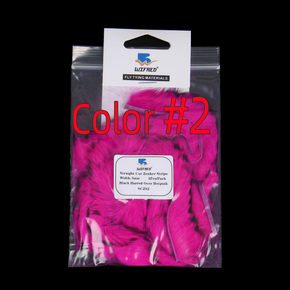 Rose vif noir rayé -SCZS2