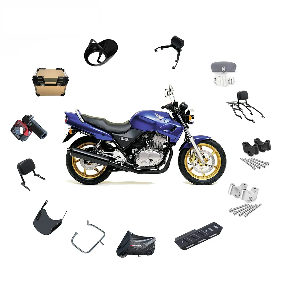 Benzersiz dekoratif motosiklet motosiklet motokros parçaları aksesuarları Honda spor bisiklet