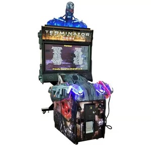 2プレーヤーターミネーター4シミュレーターコイン式ビデオアーケードガンシューティングゲームセンター用
