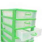 Armadio portaoggetti in plastica a 5 cassetti 16x22x25cm con struttura a torre organizzatore salvaspazio - Product Image 3