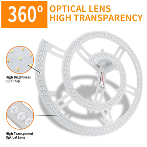 แผงไฟ LED โมดูลไฟ LED แบบกลมสำหรับแผงเพดาน120V 3 5CCT เปลี่ยนได้ - Product Image 2