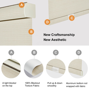 Gratis Monster Nieuwe Stijl Hoge Kwaliteit Licht Filteren Aangepaste Draadloze Rolluiken Jaloezieën Schaduw Voor Keukens - Product Image 3