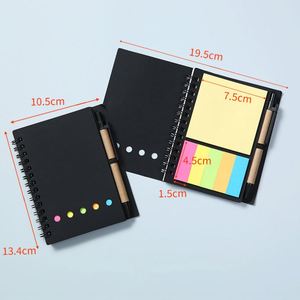 Double Metal Spiral ECO Book Coil <strong>Notebook</strong> <strong>with</strong> Paper Pen Recyclable <strong>Elastic</strong> Band <strong>Notebook</strong> for Promotion Gift - Product Image 6