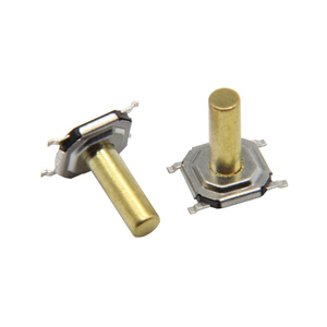 Pulsante in ottone 5*5 SMD/SMT interruttore tattile momentaneo terminale montato a 4 pin interruttore a pulsante in metallo - Product Image 4