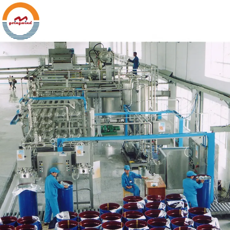 Automático de mermelada de línea de producción automática industrial de pasta de equipo de planta de procesamiento haciendo precio de la máquina para la venta