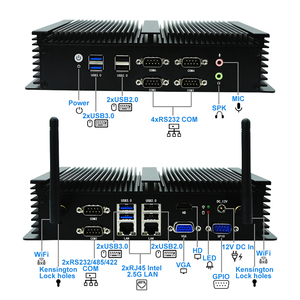 Ad alte prestazioni 10 ° Gen Intel Core I7-10870H Desktop Mini PC nuovo 2x DDR4 RAM 6x USB EU/US tappi cometa lago per uso industriale - Product Image 5