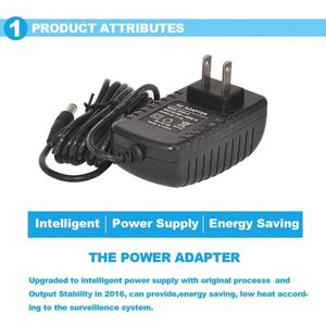 US Wall-Mount Plug Dc 12V 2A Adapt Transformer Switching 12V2a <strong>Input</strong> 100-240V <strong>Output</strong> 12 Volt 2 Amp Power Supply <strong>Adapter</strong> - Product Image 4