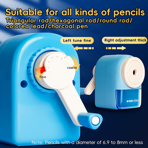 Chất lượng duy nhất đóng gói tiêu chuẩn kim loại và nhựa của nhãn hiệu bàn bút chì mài cho văn phòng nhà trường - Product Image 3