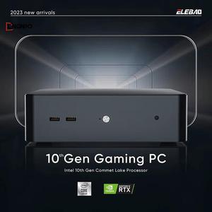 Yüksek performanslı Mini Intel I7/i9 oyun PC için NVIDIA RTX 2060 64GB RAM üçlü 4K ekran Pro oyuncular için flamalar Comet stok - Product Image 6