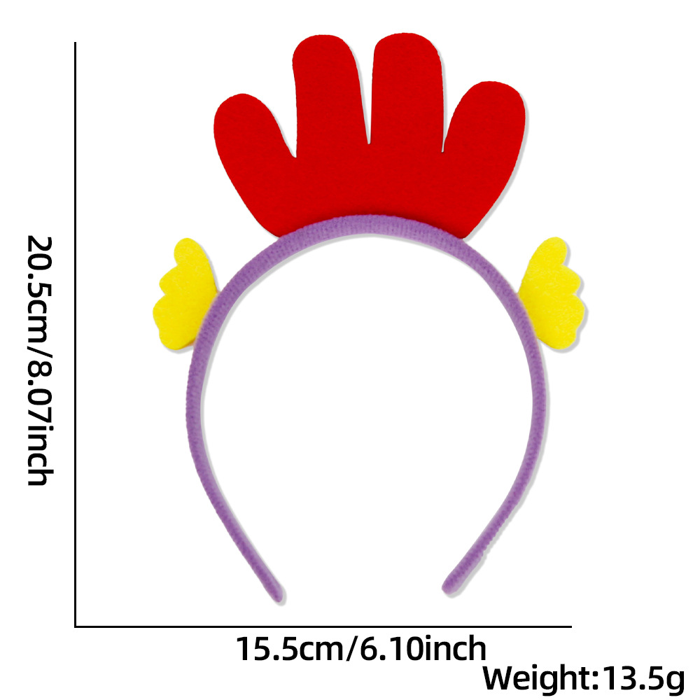 Style couronne de poulet-bandeau de pâques
