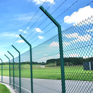 PVC Coated <strong>Chain</strong> Link Fence Roll Green Diamond Mesh for Outdoor and Sports Field - Product Image 4