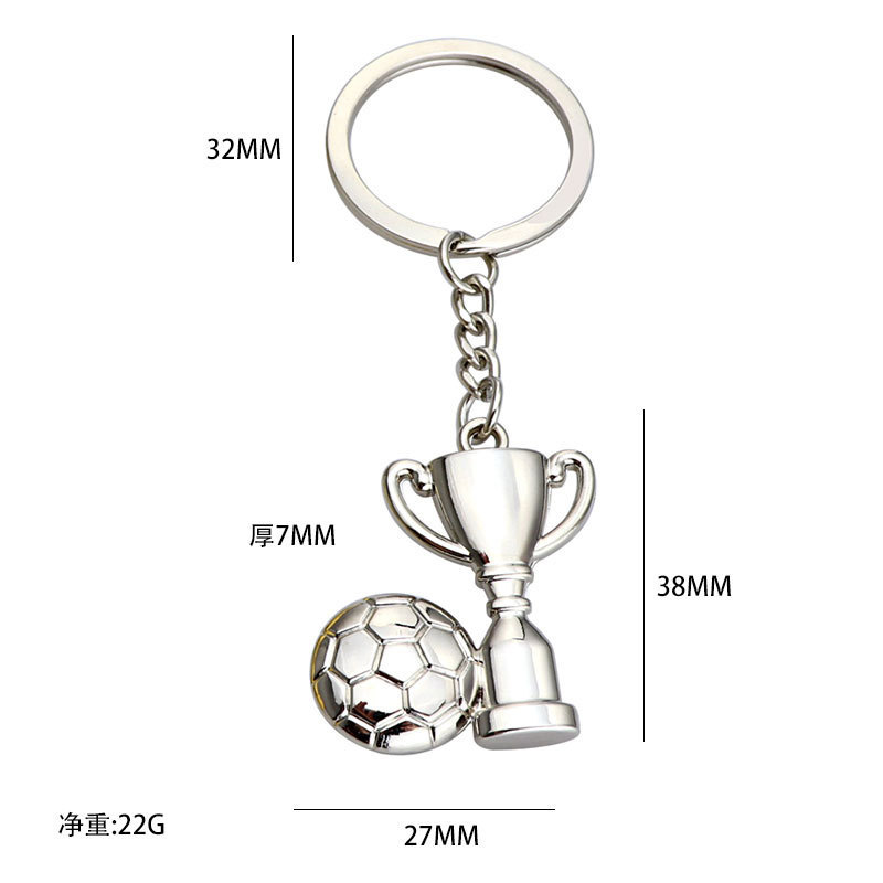 Trophée de football X-1451-argent