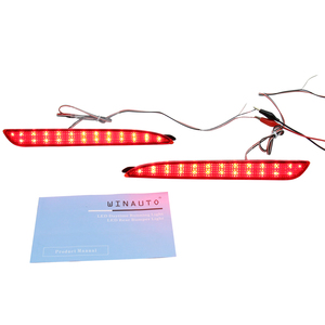 WINAUTO高品质新款红色发光二极管后反射器保险杠马自达3 Axela 2010-2014 3功能后保险杠发光二极管马自达3 - Product Image 1