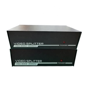 Divisor de vídeo VGA de alta definición al por mayor de fábrica 1 a 4 puertos 4x1 HD 200MHz conmutador VGA para monitor LCD PC TV - Product Image 5