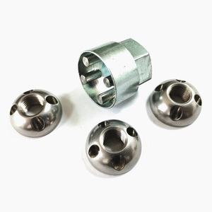 ステンレス鋼カーボンニッケルメッキキー4穴安全ロック盗難防止セキュリティm10ナット