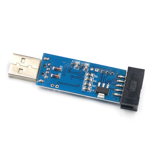1Set USBASP USBISP AVR <strong>Programmer</strong> USB <strong>ATMEGA8</strong> ATMEGA128 ATtiny/CAN/PWM 10Pin Wire Module DIY + 10Pin To 6 Pin Adapter Board