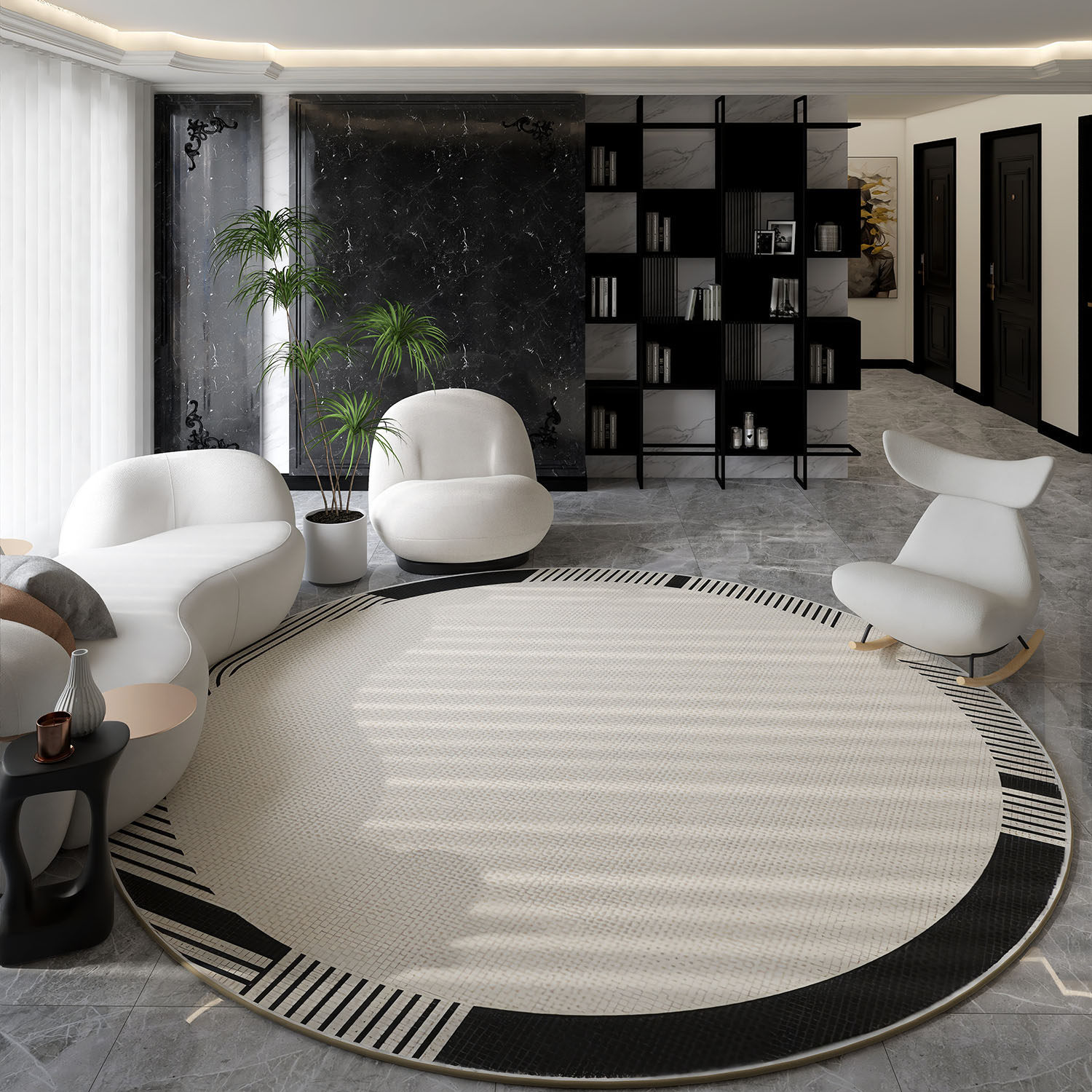Elegant lines (circular)