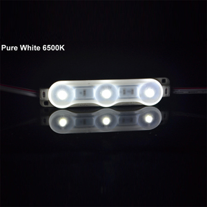 ความสว่างสูง 12V 3 ชิป Led โมดูลสำหรับ Led ป้าย IP67 โมดูล led กันน้ำพร้อมเลนส์