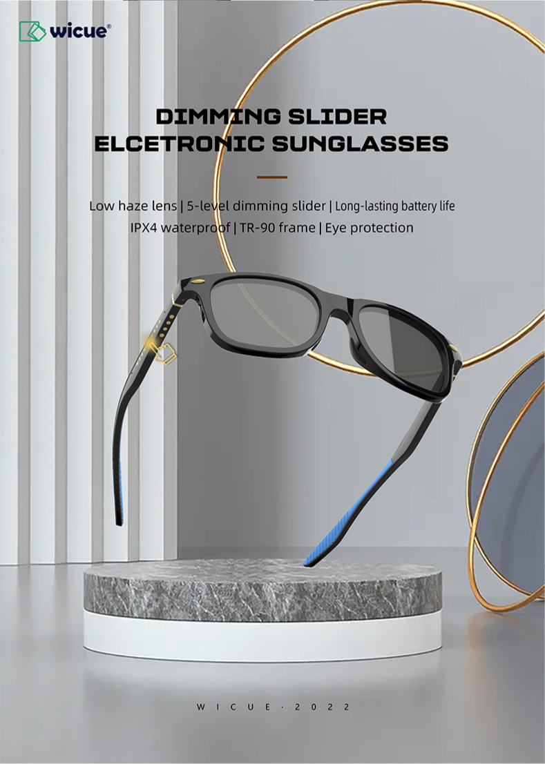 Electrochromic Smart Sunglasses Sunglasses LCD Lenses That Can Change Color Lenses