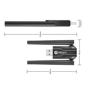 WiFi 6 dual band 5G kablosuz ağ kartı AX900M hiçbir sürücü USB Bt 5.4 2-in-1 masaüstü bilgisayar adaptörü almak wifi alıcısı - Product Image 5