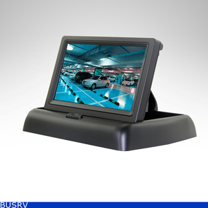 ISO Factory 4.3 Inch Baby Car Monitor Foldable <strong>Display</strong> Screen Monitor 2 Video <strong>Input</strong> Rearview Monitor - Product Image 6