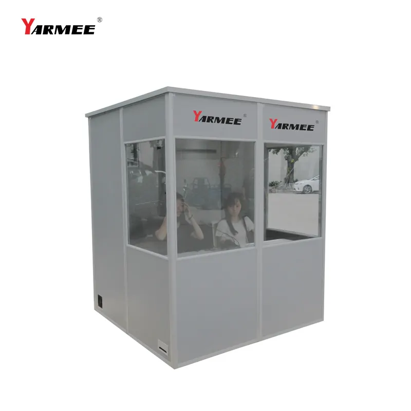 YARMEE système d'interprétation simultanée cabine d'interprétation cabine d'interprétation pour 2 interprètes avec Flight Case YP45