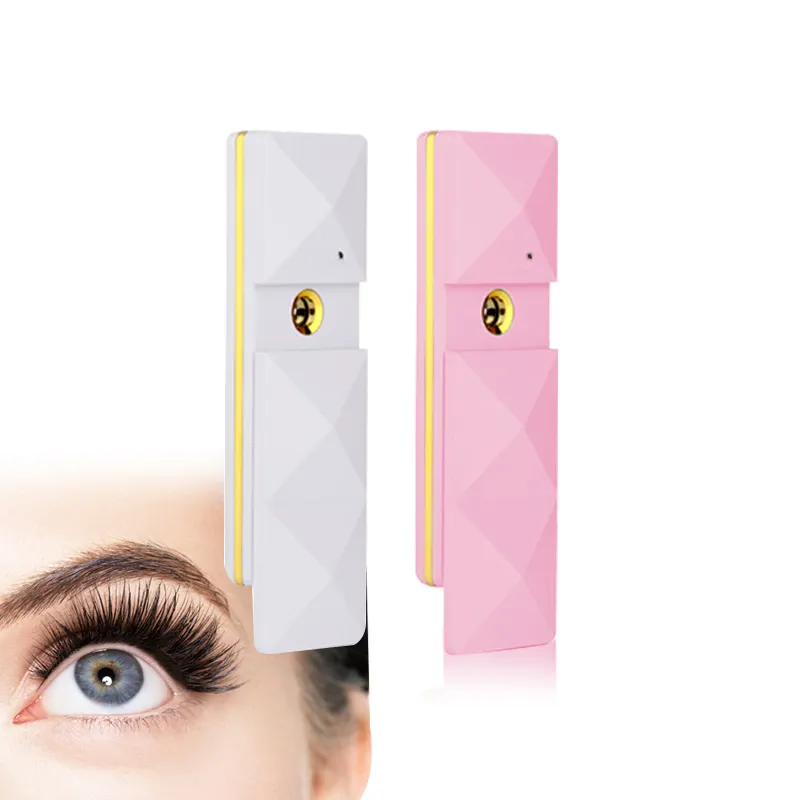 6ml USB-Aufladung Weiß Rosa Schwarz Gold Tragbare Gesichts wimpern verlängerung Nano Mister Spray Nano-Nebel für Offizier